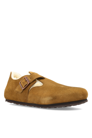 Birkenstock ‘London Shearling’ suede shoes