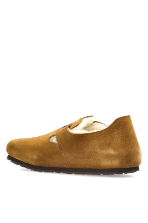 Birkenstock ‘London Shearling’ suede shoes