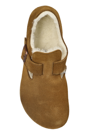 Birkenstock ‘London Shearling’ suede shoes