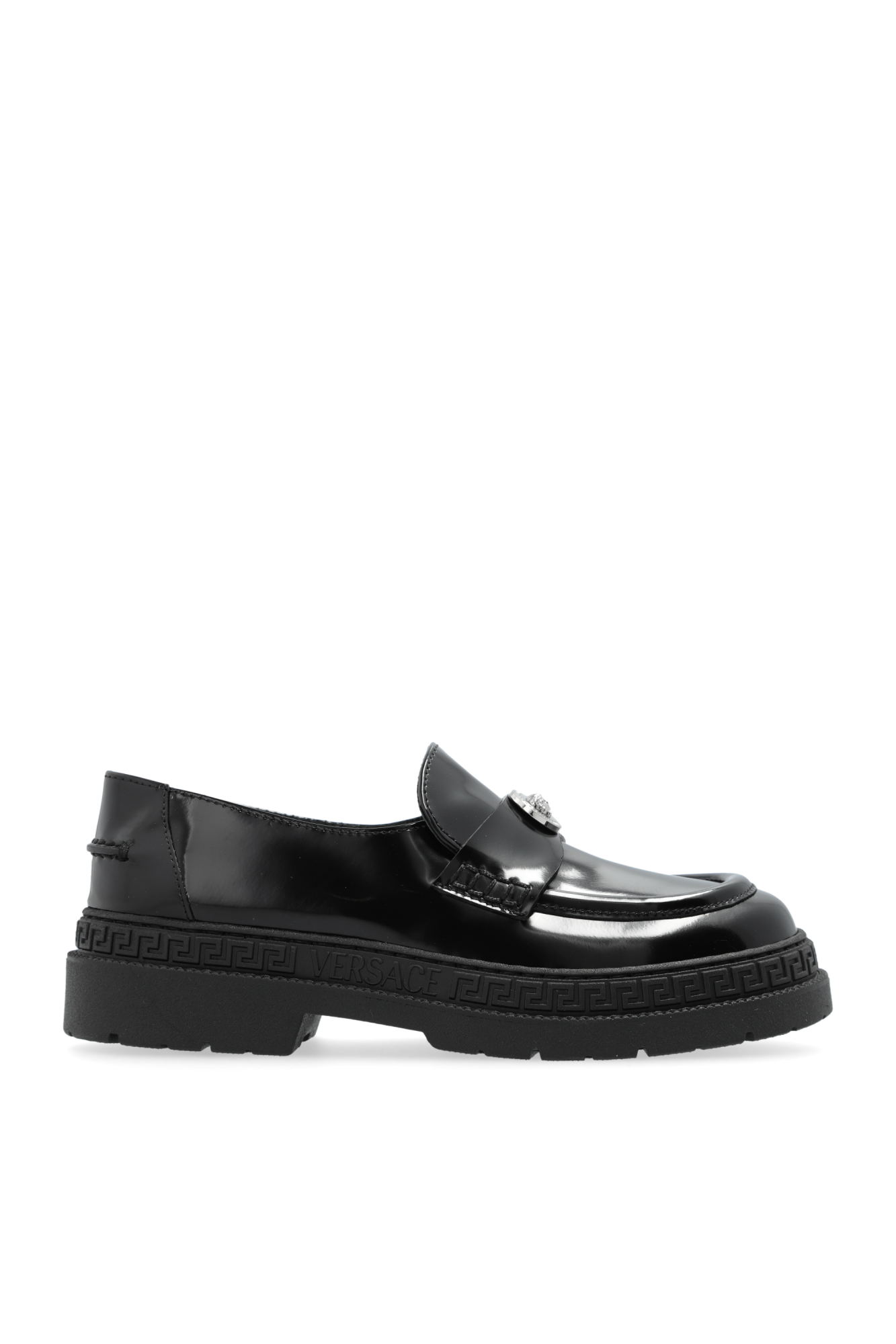 Versace Kids Leather shoes con by Versace Kids