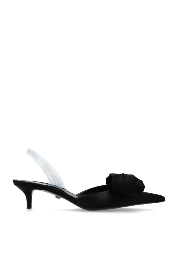 Versace Satin high-heeled shoes