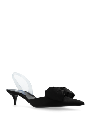 Versace Satin high-heeled shoes