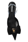 Versace BLACK Satin high-heeled shoes