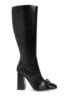 Versace BLACK Heeled Boots Gianni Ribbon