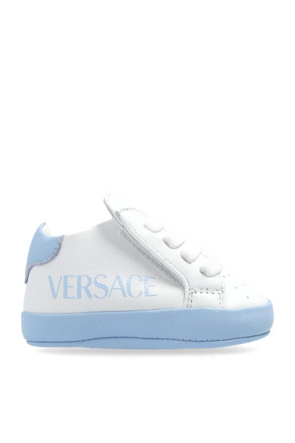 Versace Kids Leather Baby Shoes