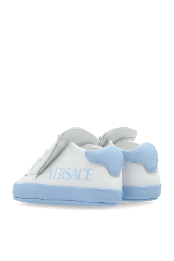 Versace Kids Leather Baby Shoes