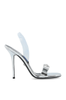 Versace SILVER High-heeled sandals