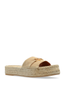Versace beige Platform Slippers