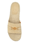Versace beige Platform Slippers