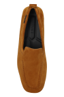 Versace BROWN Leather moccasins