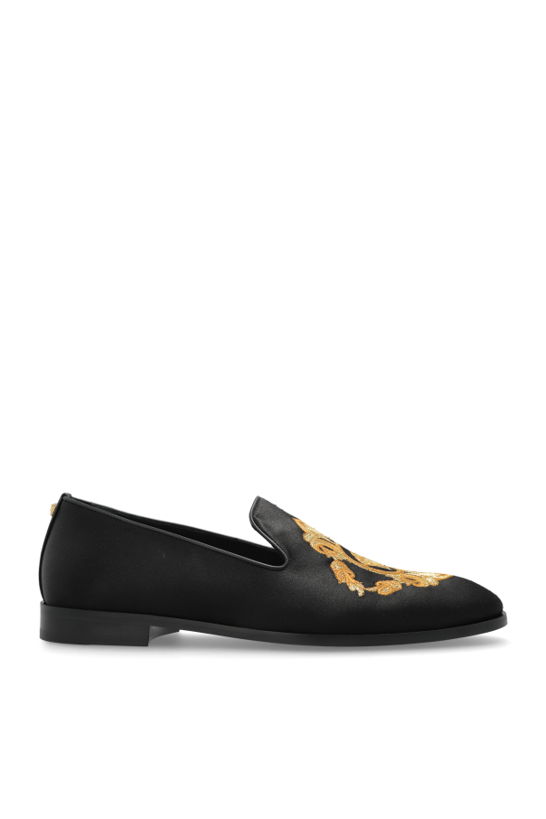Satin `loafers` od Versace