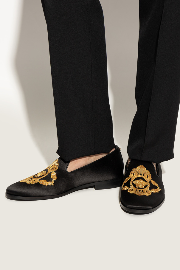 Versace Satin `loafers`