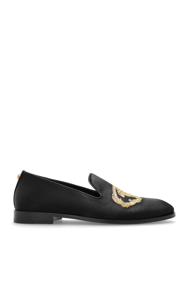 Satin loafers od Versace