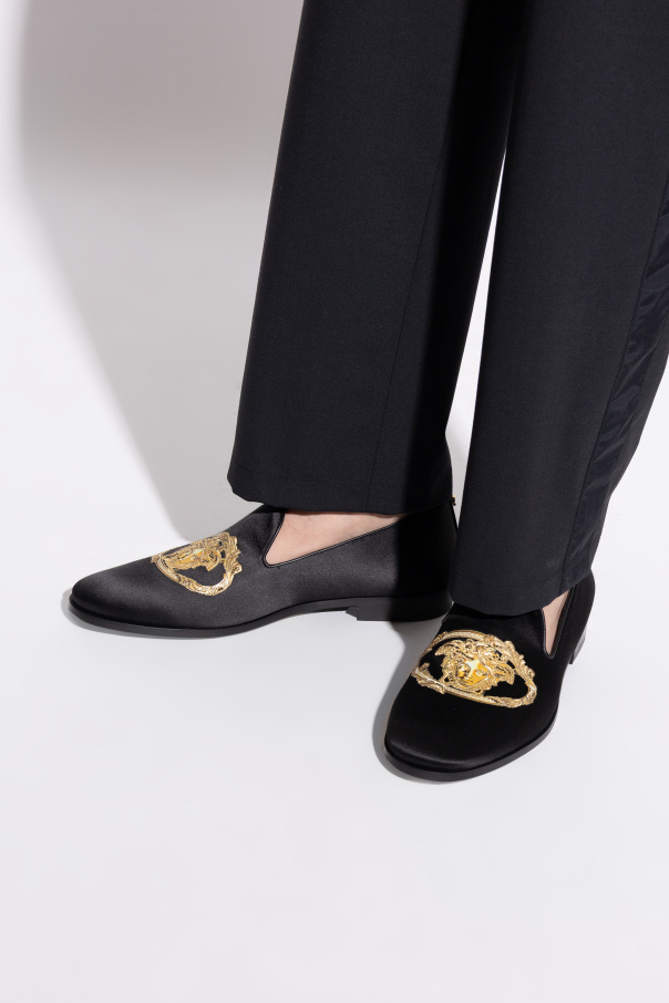 Versace Satin-Loafer