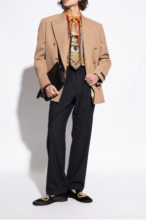 Versace Satin-Loafer