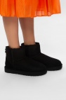 UGG BLACK 'W Classic Mini II' suede snow boots