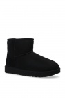 UGG BLACK 'W Classic Mini II' suede snow boots