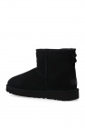UGG BLACK 'W Classic Mini II' suede snow boots