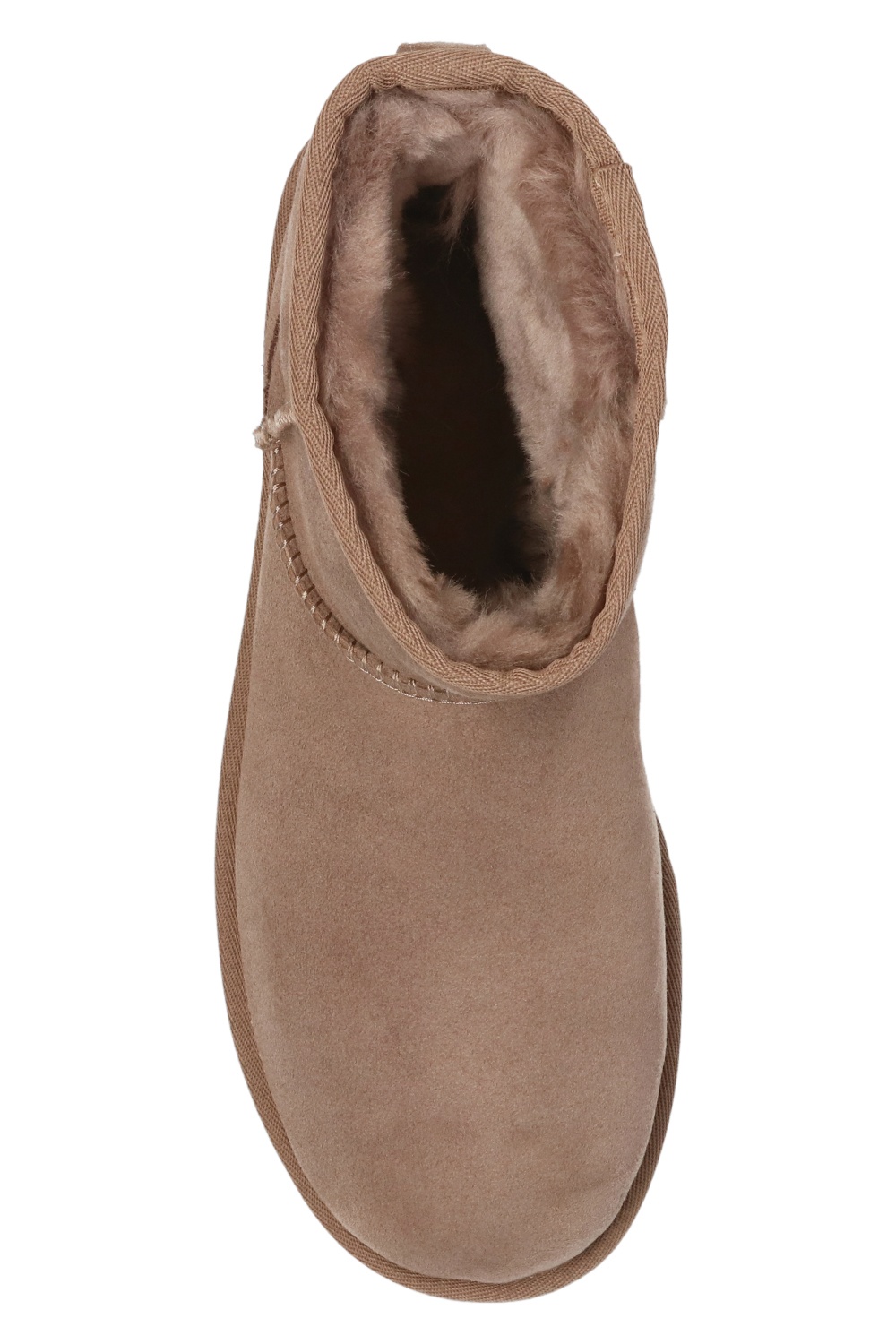 ugg short 'W Classic Mini II'  suede snow boots