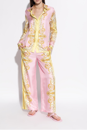 Versace Zehensandalen mit Logo