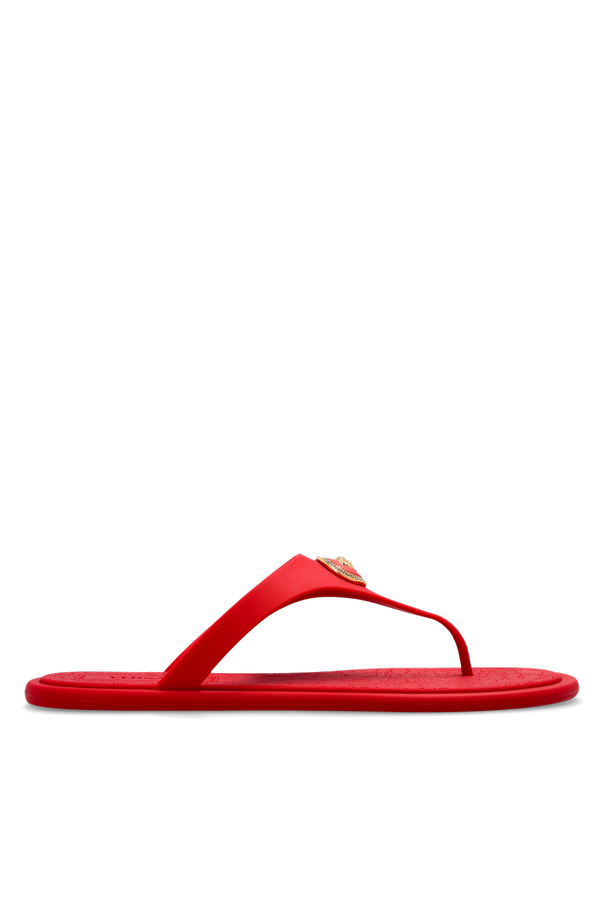 Rubber flip-flops with Medusa head od Versace