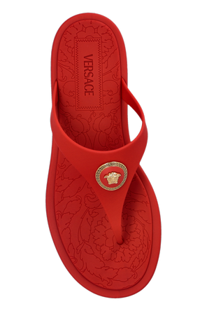 Versace Rubber flip-flops with Medusa head