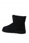 UGG BLACK 'Mini Bailey Button II' suede snow boots