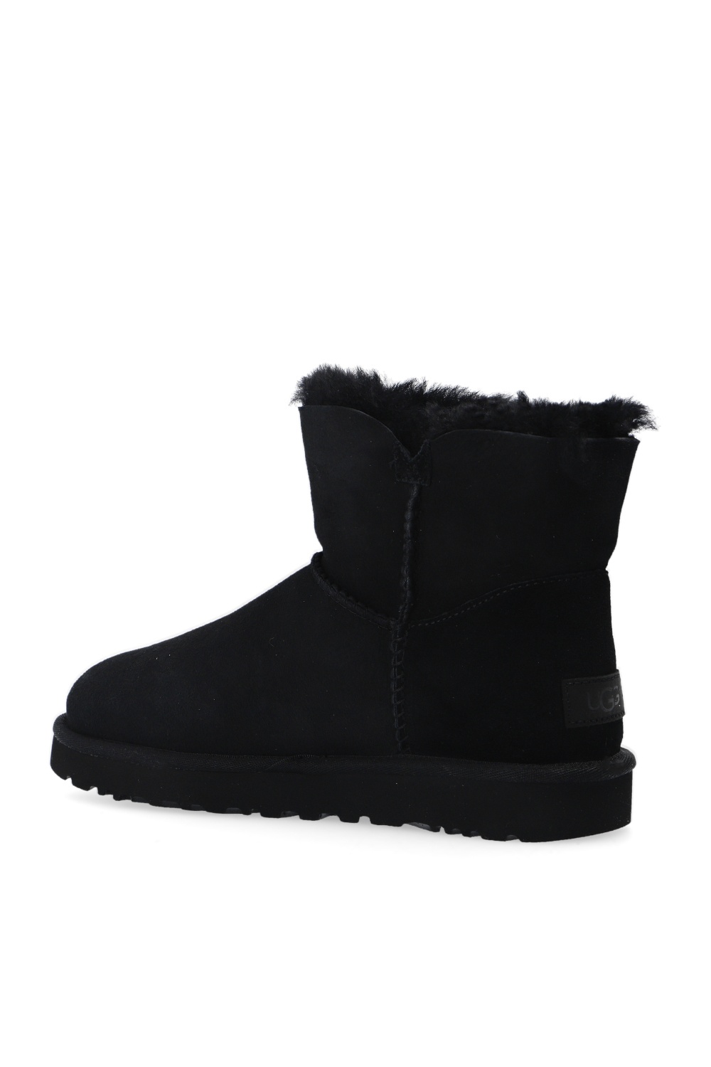 UGG 'Mini Bailey Button II' suede snow boots