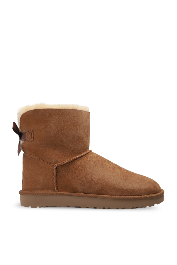 'W Mini Bailey Bow II' suede snow boots od UGG