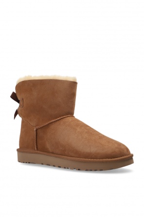 UGG Classic 'W Mini Bailey Bow II' suede snow boots
