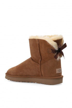 UGG Classic 'W Mini Bailey Bow II' suede snow boots