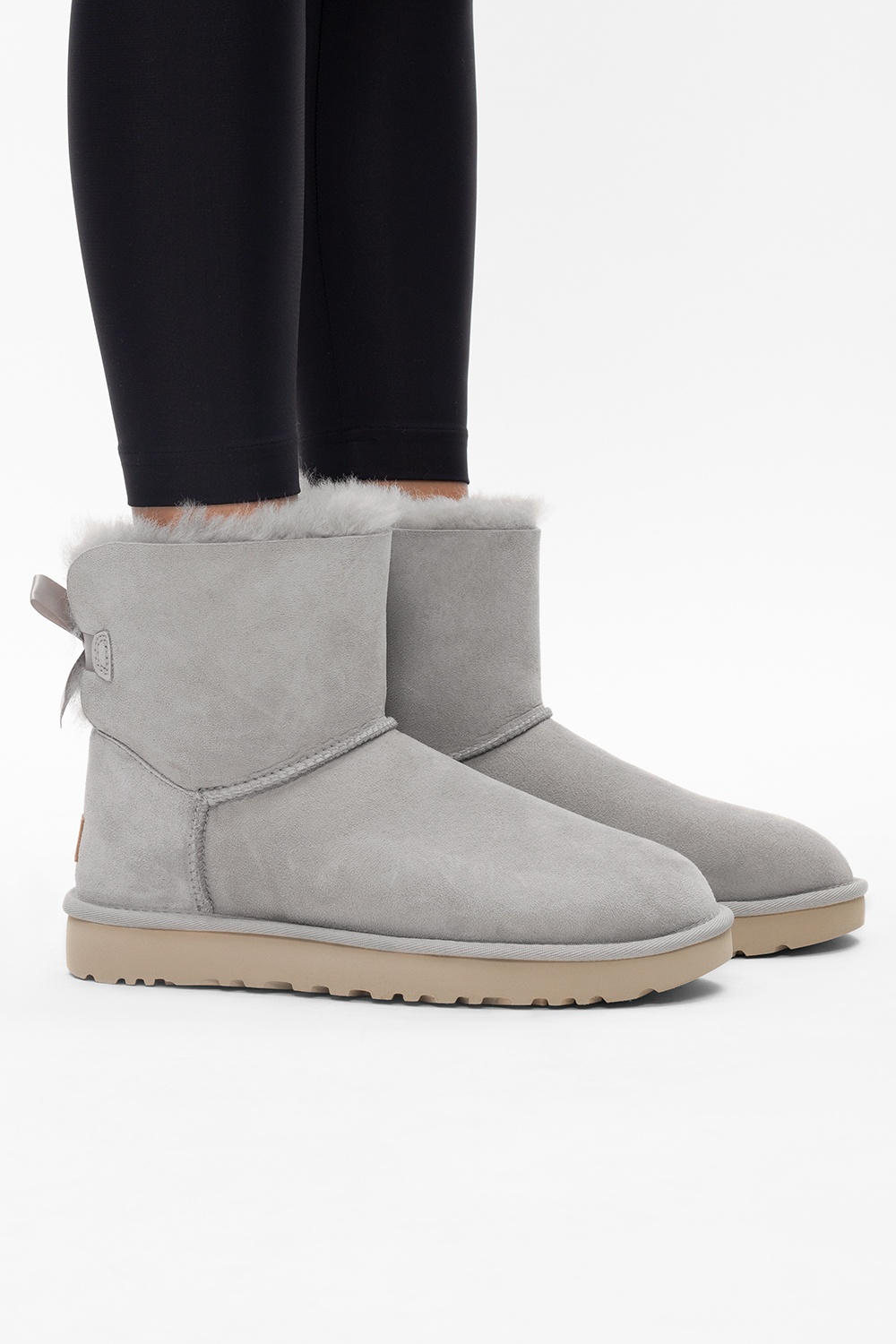 W Mini Bailey Bow II' suede snow boots 