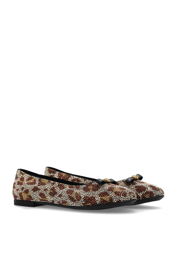 Versace Kids Ballerinas with animal motif