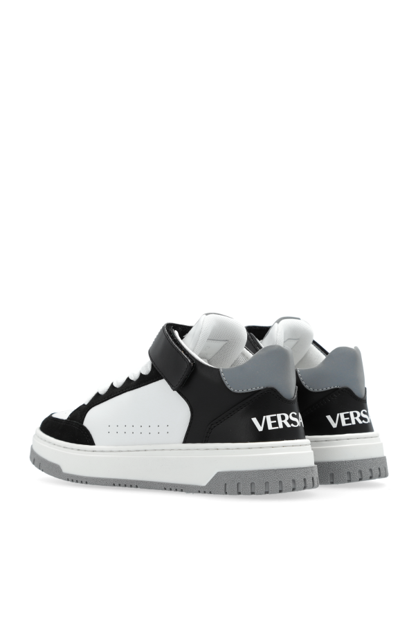 Versace Kids Skórzane sportowe buty