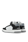 Versace Kids WHITE Leather sports shoes