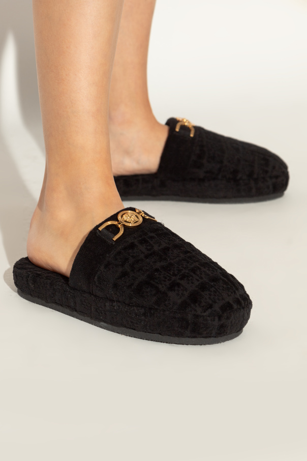 Versace Home Slippers with logo