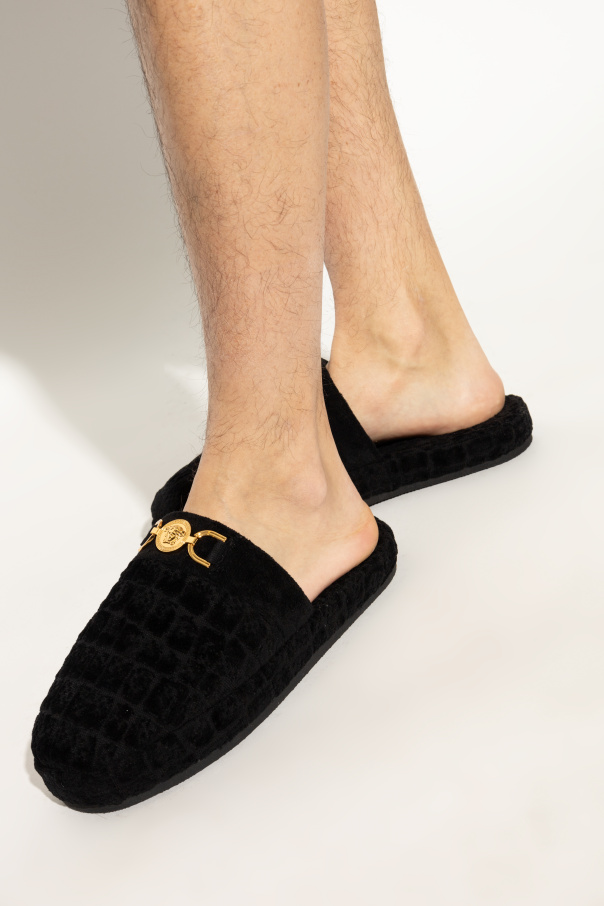 Versace Home Slippers with logo