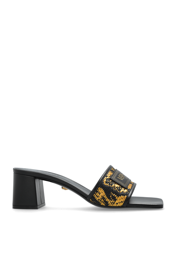 Versace Klapki na obcasie