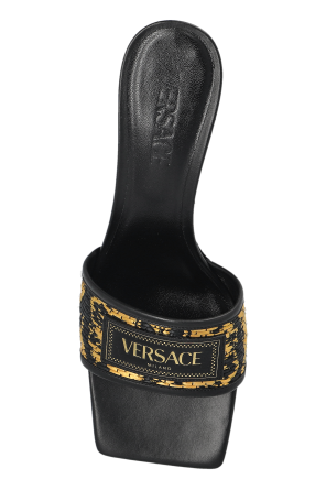 Versace Klapki na obcasie