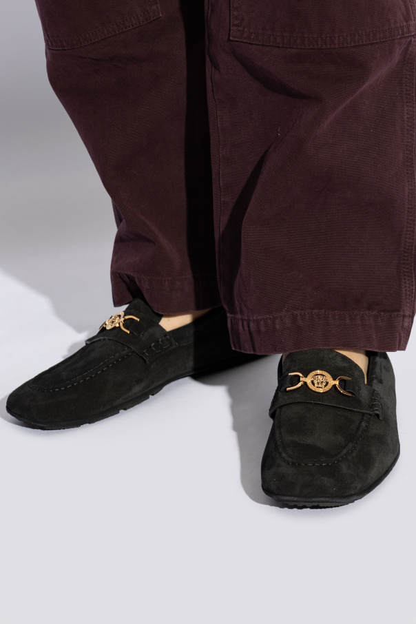 Versace Mocasines de ante