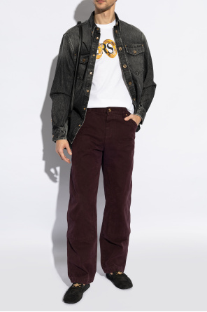 Versace Mocasines de ante