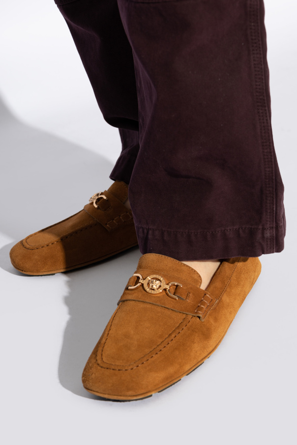 Versace Suede Loafers