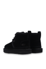 UGG Kids BLACK ‘Neumel II’ lace-up ankle boots