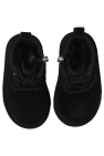 UGG Kids BLACK ‘Neumel II’ lace-up ankle boots