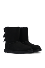 UGG Kids BLACK 'Bailey Bow II’ suede snow boots