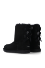 UGG Kids BLACK 'Bailey Bow II’ suede snow boots