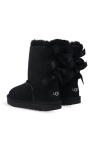 UGG Kids BLACK ‘Bailey Bow II’ snow boots
