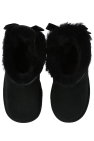 UGG Kids BLACK ‘Bailey Bow II’ snow boots