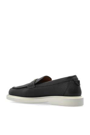 Versace Zapatos de cuero tipo loafers