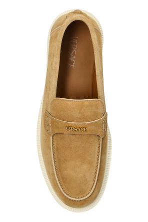 Versace Zapatos de ante tipo loafers